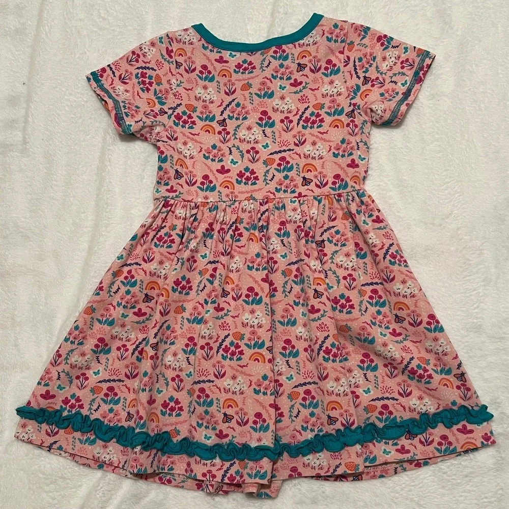 Wildflowers Size 4 Dress Happy Dress Pink Wild Flowers